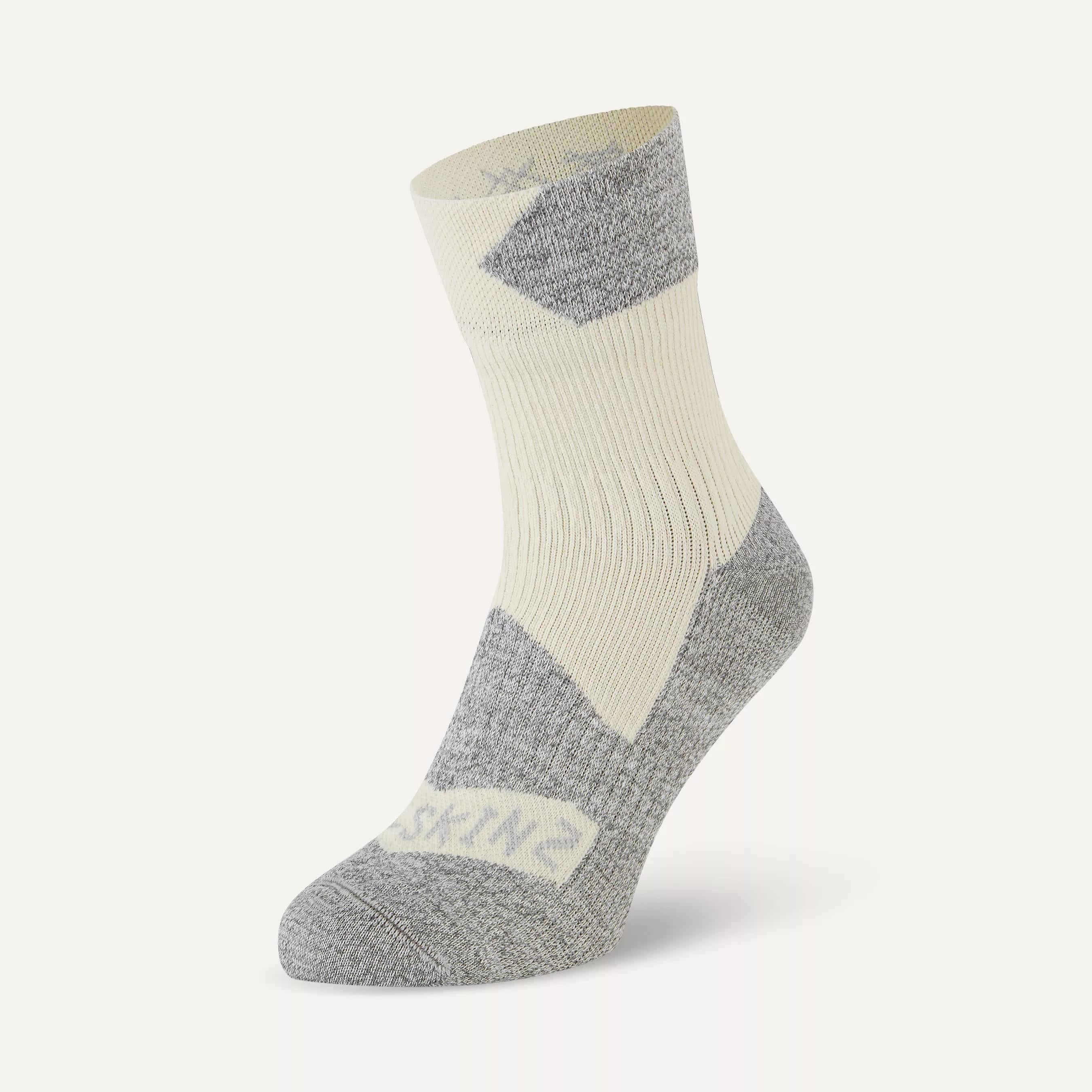 White Maestro Ankle Grip Socks Medium (6-8 US)