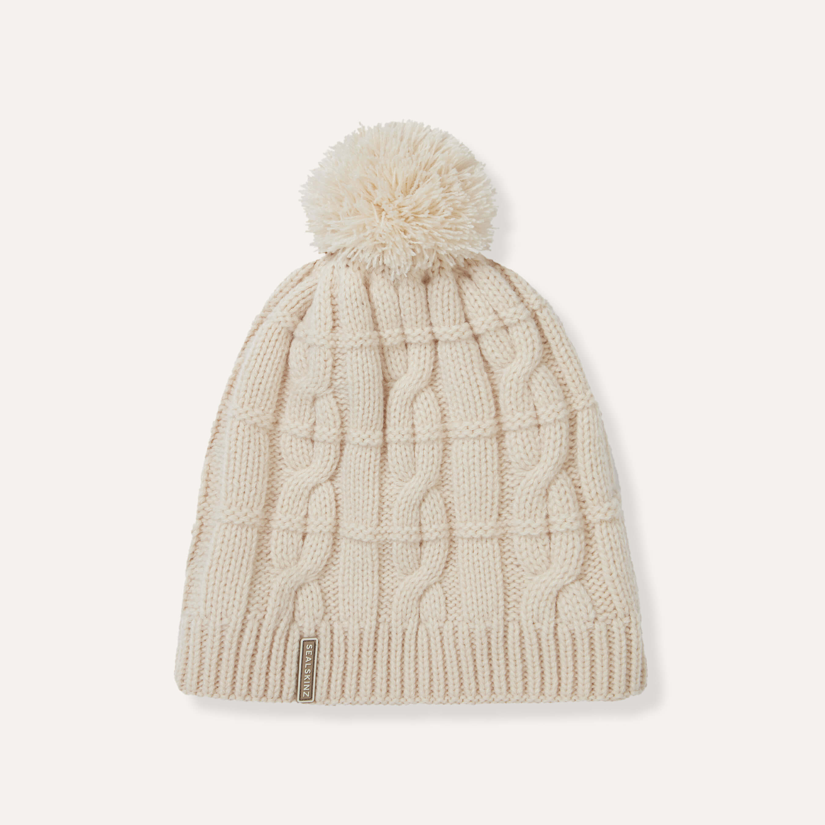 レビュー高評価の商品 Hemsby - Waterproof Cold Weather Cable Knit Bobble Hat トップス