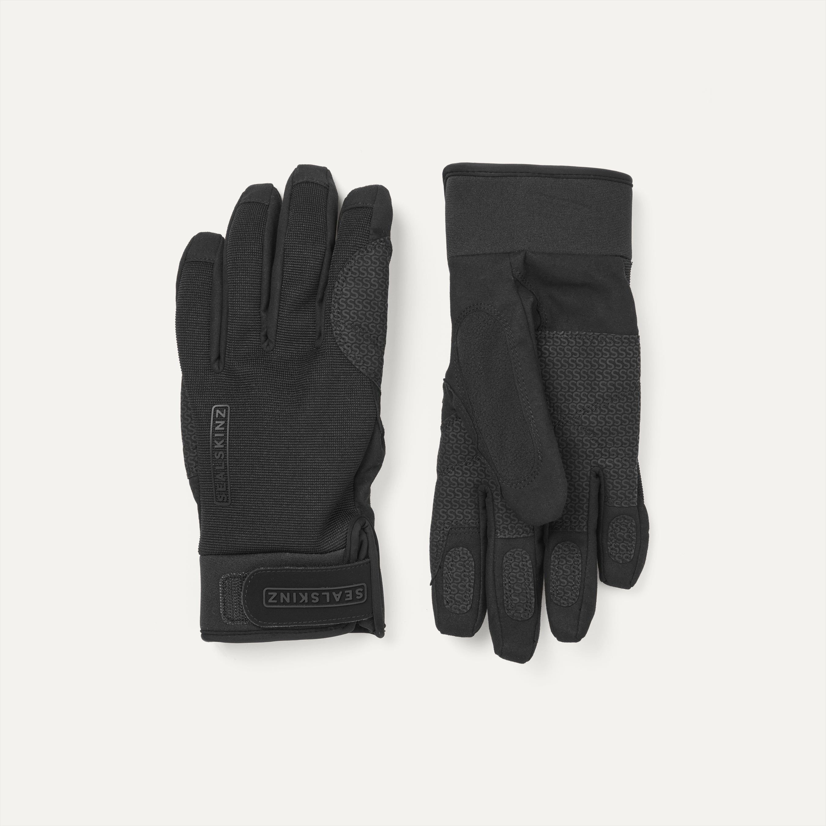 Gants Imperméables Toutes Saisons Sealskinz Harling – Coupe-vent, Respirants, Doigts Compatibles écran Tactile (noir/vert)