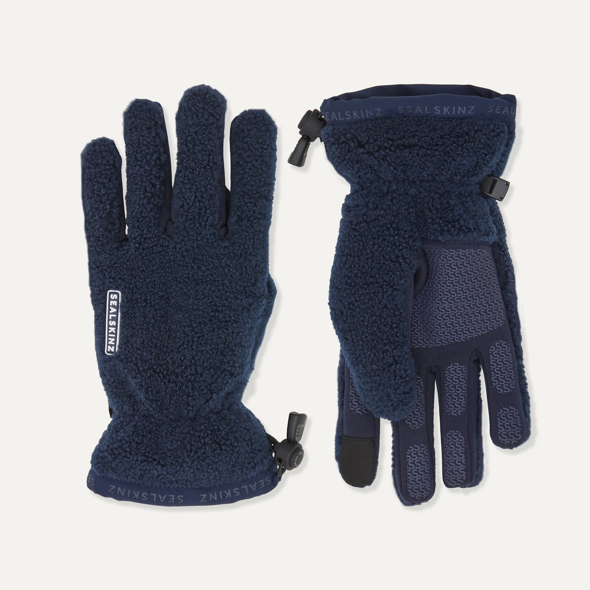 Sealskinz Hoveton Waterproof Sherpa Fleece Gloves, Olive / XL
