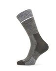 Solo QuickDry Mid Length Socks - Size: S - Color: Black / Grey