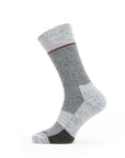 Solo QuickDry Mid Length Socks - Size: S - Color: Grey / White / Red