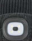 Waterproof Cold Weather LED Roll Cuff Beanie Hat - Size: S / M, L / XL, XXL - Color: Black, Red